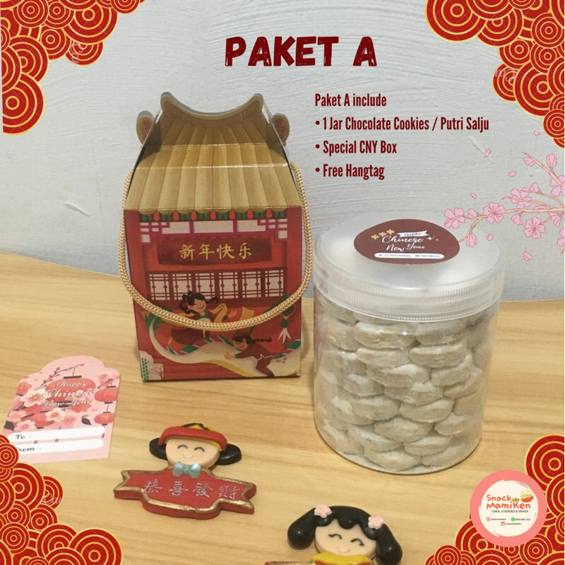 

Hampers Imlek / CNY / Kue kering / Putri Salju