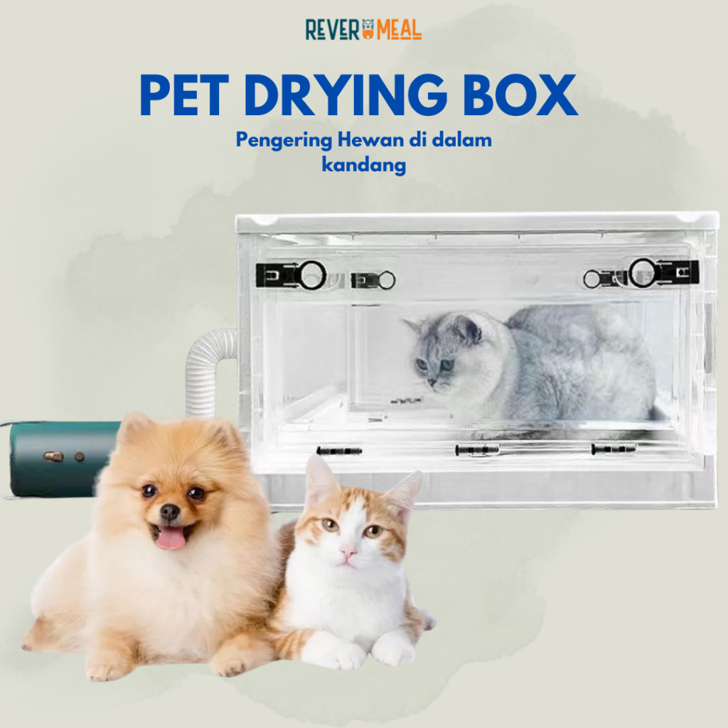 PET DRYING BOX/ BOX PENGERING HEWAN/ PENGERING KUCING ANJING/ HAIR DRYER KUCING ANJING