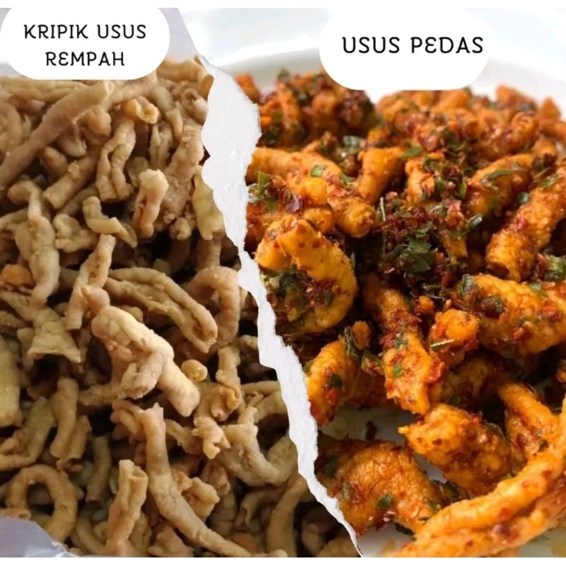 

(Beli 1 Get 1) KRIPIK USUS PEDAS 100 gr + USUS ORI 100 gr snack murah camilan paket Kripik Usus Ayam Crispy Pedas Daun Jeruk Terlaris Food Keripik Cemilan