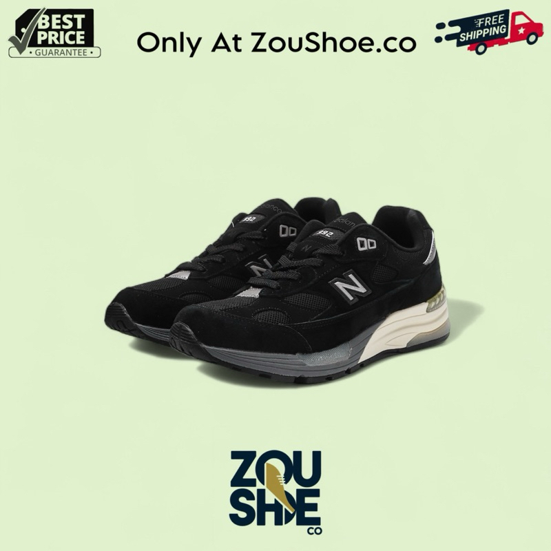Sepatu Sneakers •[ ZouShoe.Co.Id ]•1129'NB'992 Black Grey White 100% Brand New In Box