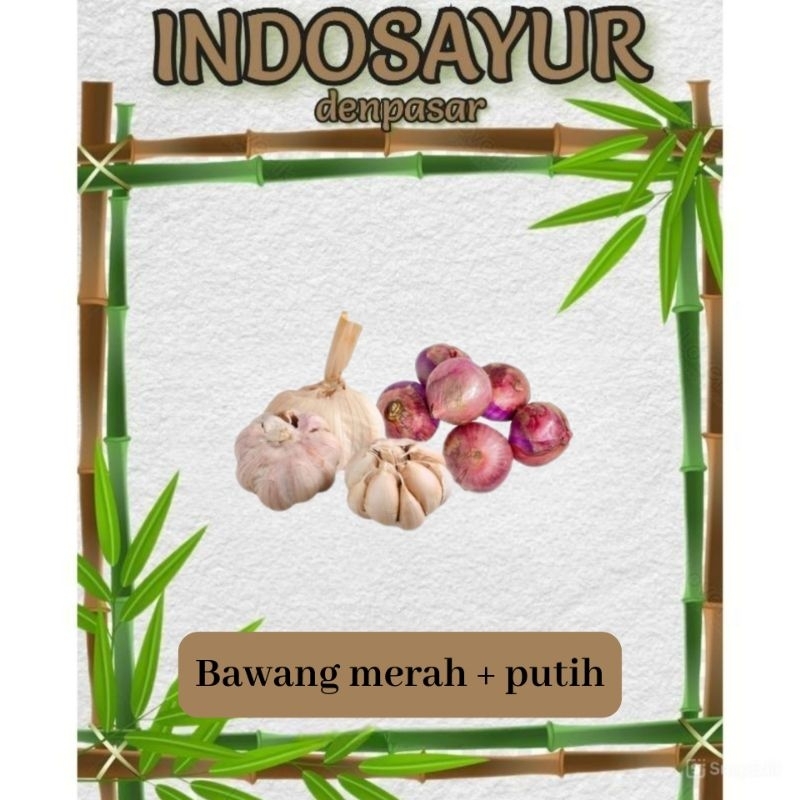 

Paket bawang merah dan bawang putih 250g _ INDOSAYUR