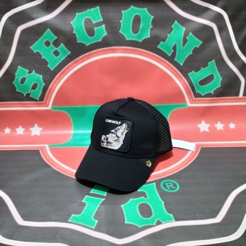topi trucker/jaring goorin bros lone wolf