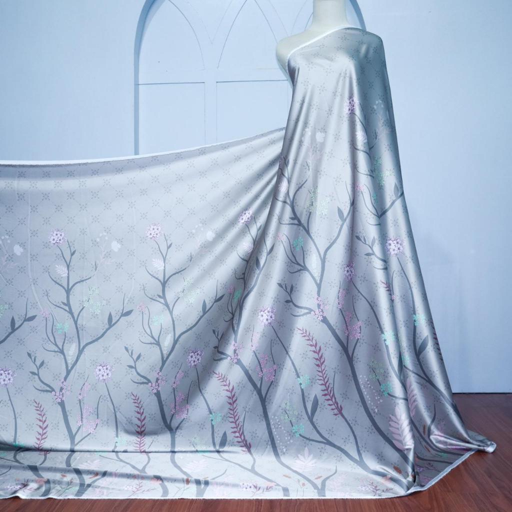 Kain Sutra Arabian Silk Premium / Kain Armani Silk Original Persetengah Meter