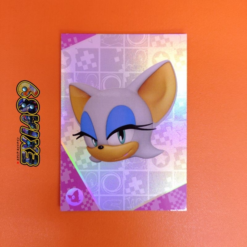 Sonic The Hedgehog Official Trading Card Collection 58 - Rouge (Face It)