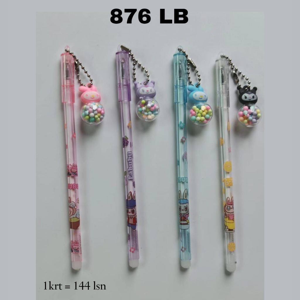 

RB GG Bolpen Gel Fancy +Gantungan(12pc) / Pulpen Tinta / Pen Jel/ Balpen /Ballpoint