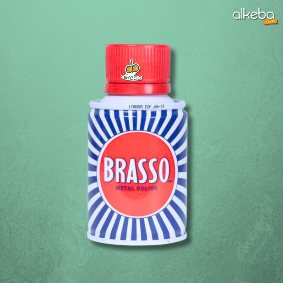 BRASSO metal polish 100 ml braso pengkilat logam