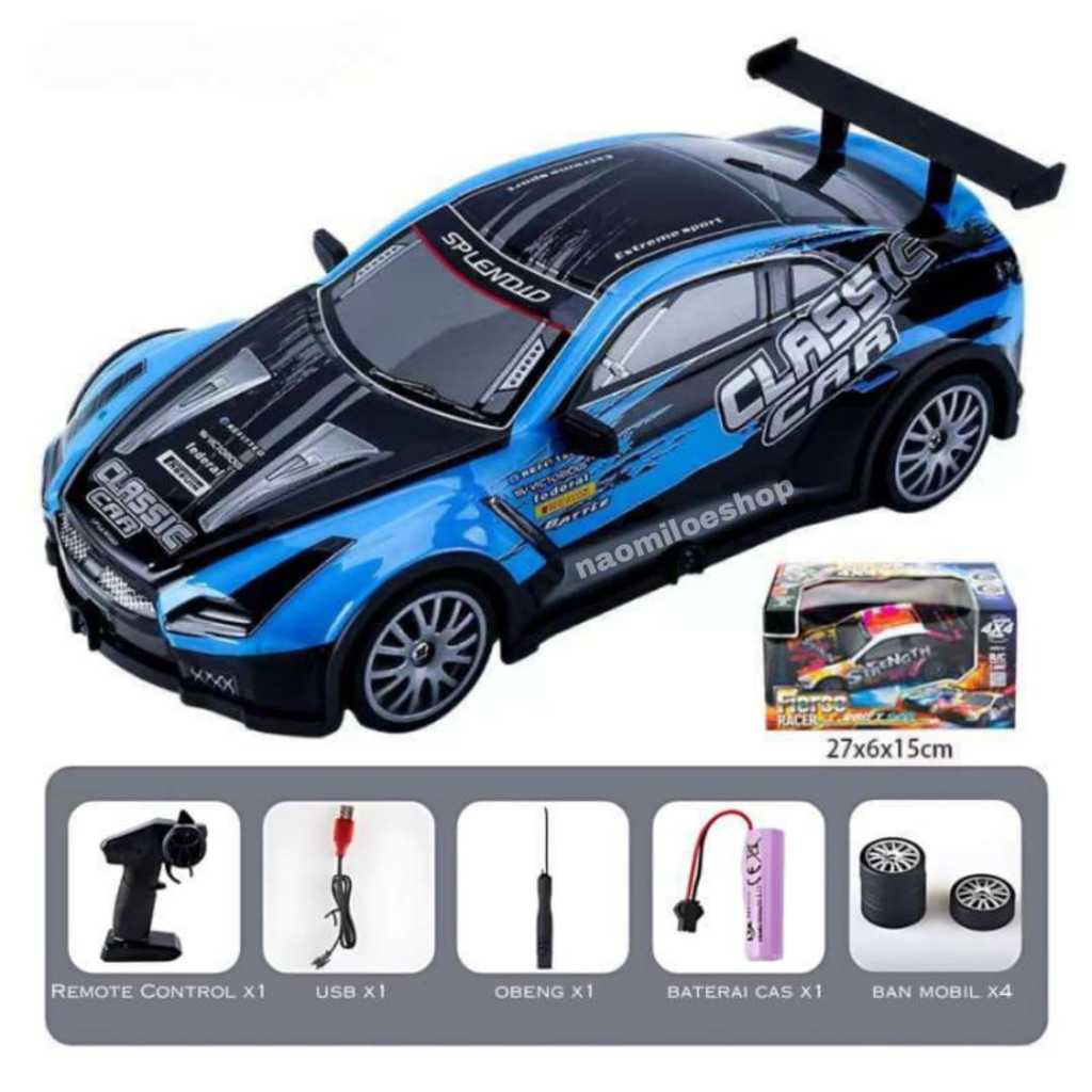 NEW Fierce racer drift RC 2,4 GHZ Mobil RC Drift 4WD 2,4GHz mainan Mobil Remote control Drift racing