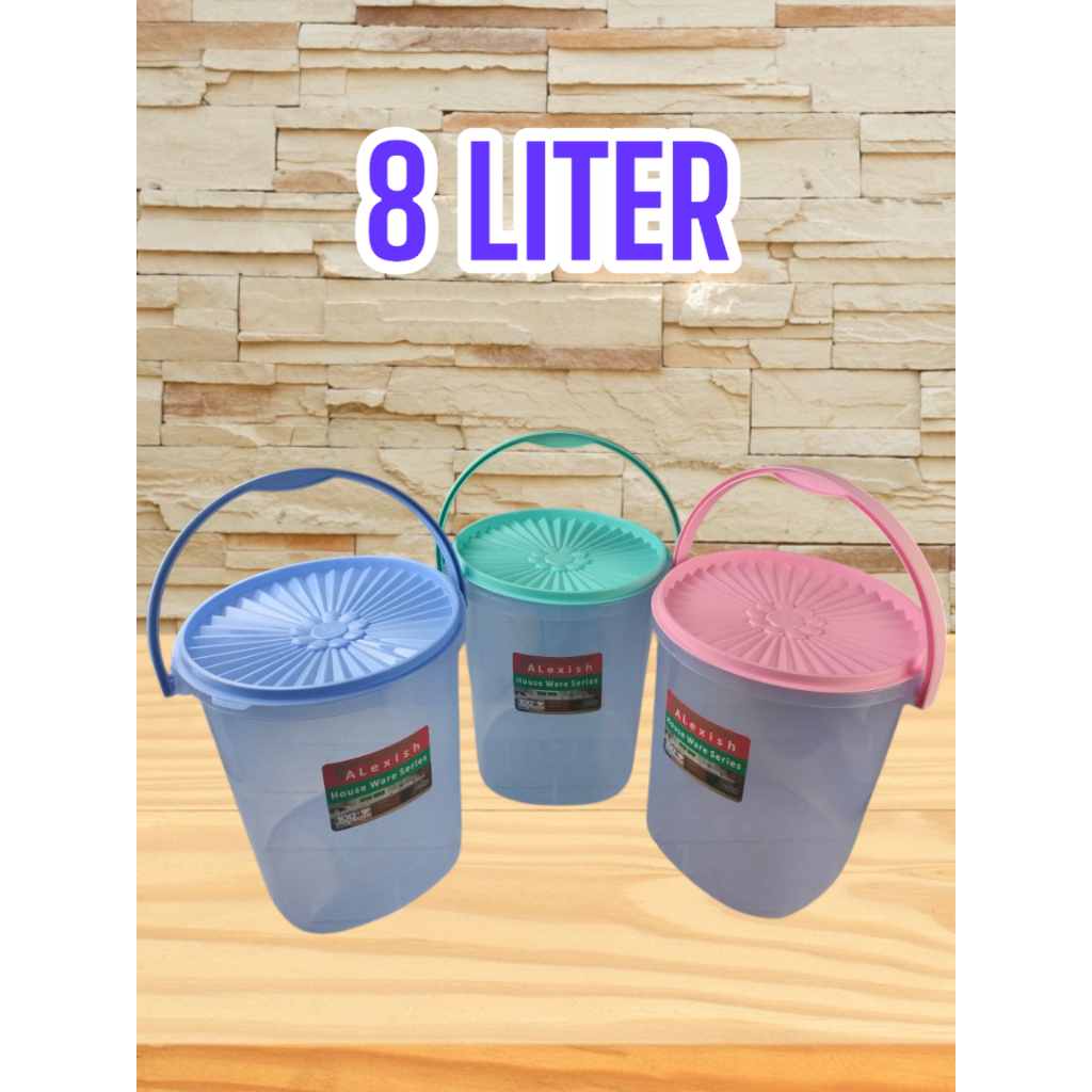 Toples Kerupuk 8Liter Toples Serbaguna Gagang 8 Liter Toples SHIMORY ALEXISH