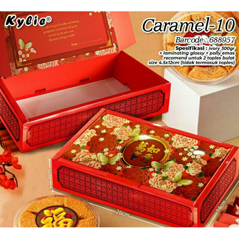 

BOX DUS PACKAGING SINCHIA/HAMPERS IMLEK/26X14X5/BOX CARAMEL 10