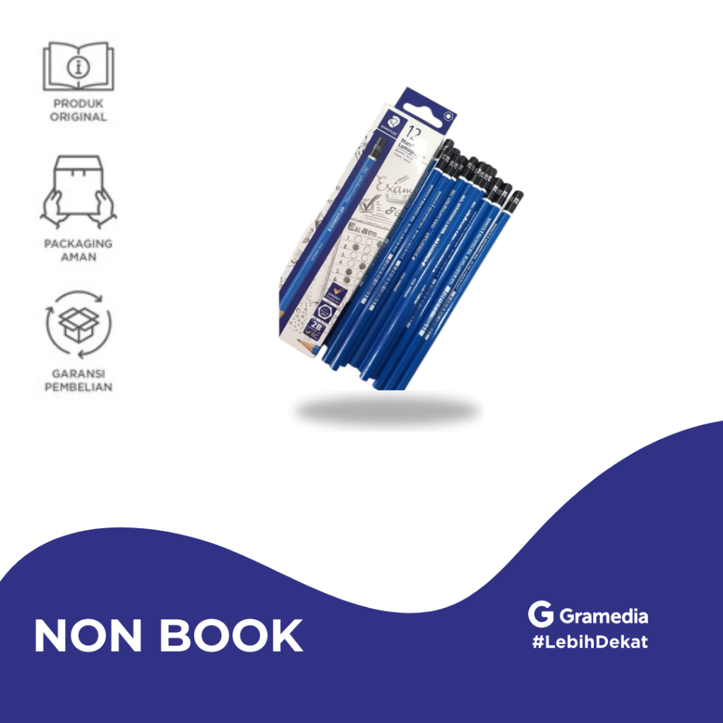 

Pensil 2B Staedler MARS LUMOGRAPH 100