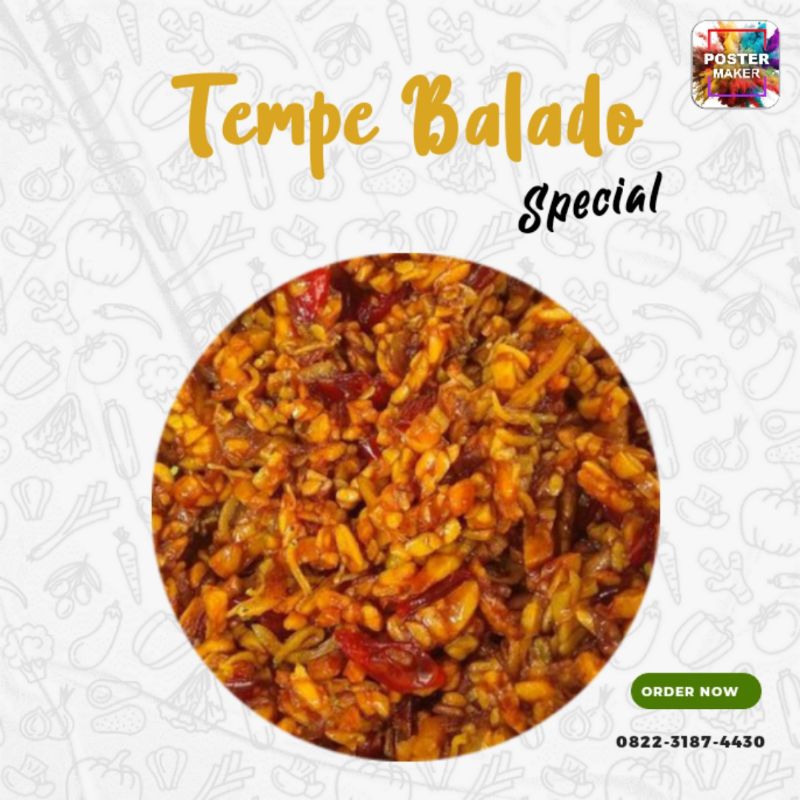 

Kering tempe balado