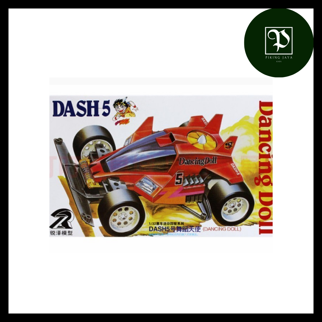 Tamiya Mini 4WD DD Ruize Dash 5 Dancing Doll Type 3 Chassis - Rep. Tamiya Merk DD Ruize