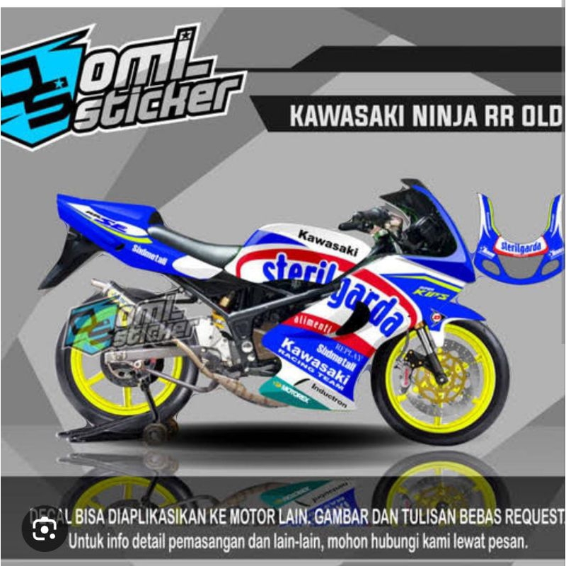 decal ninja rr old steril garda