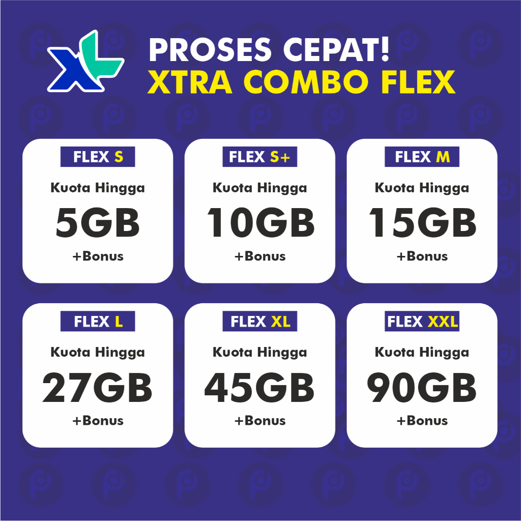 [CEPAT MASUK] ISI ULANG KUOTA XL INJECT VOUCHER FLEX PAKET DATA XL COMBO FLEX MURAH