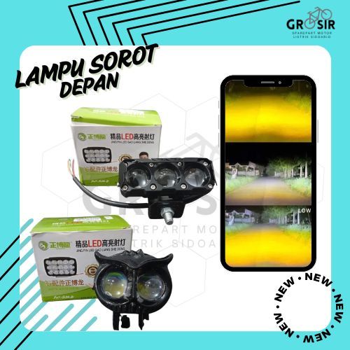 Lampu LED Motor Sorot Terang Jarak Jauh