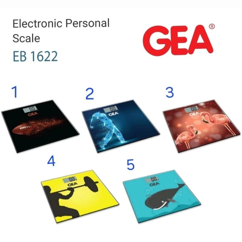 Timbangan badan digital GEA EB 1622/Timbangan injak Digital EB 1622 GEA l Timbangan Badan Digital Ge