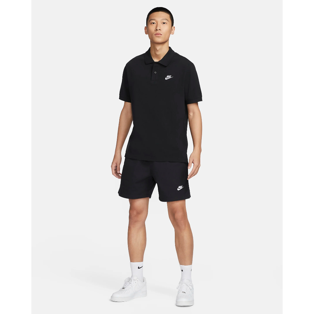 Kaos Polo - NIKE Sportswear Men's Polo - Black [CJ4457-010] - Original
