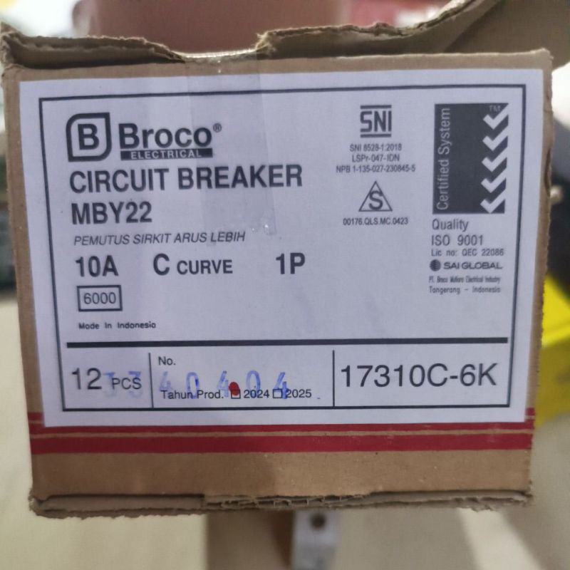 MCB broco C10 / 10A