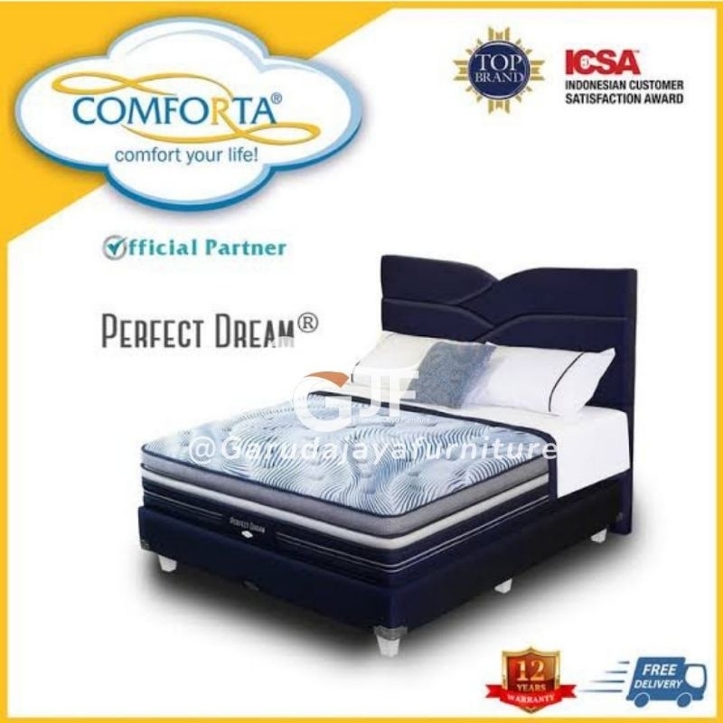 [ KASUR SAJA ] SPRING BED COMFORTA TIPE PERFECT DREAM / KASUR COMFORTA PERFECT DREAM / SPRINGBED COM