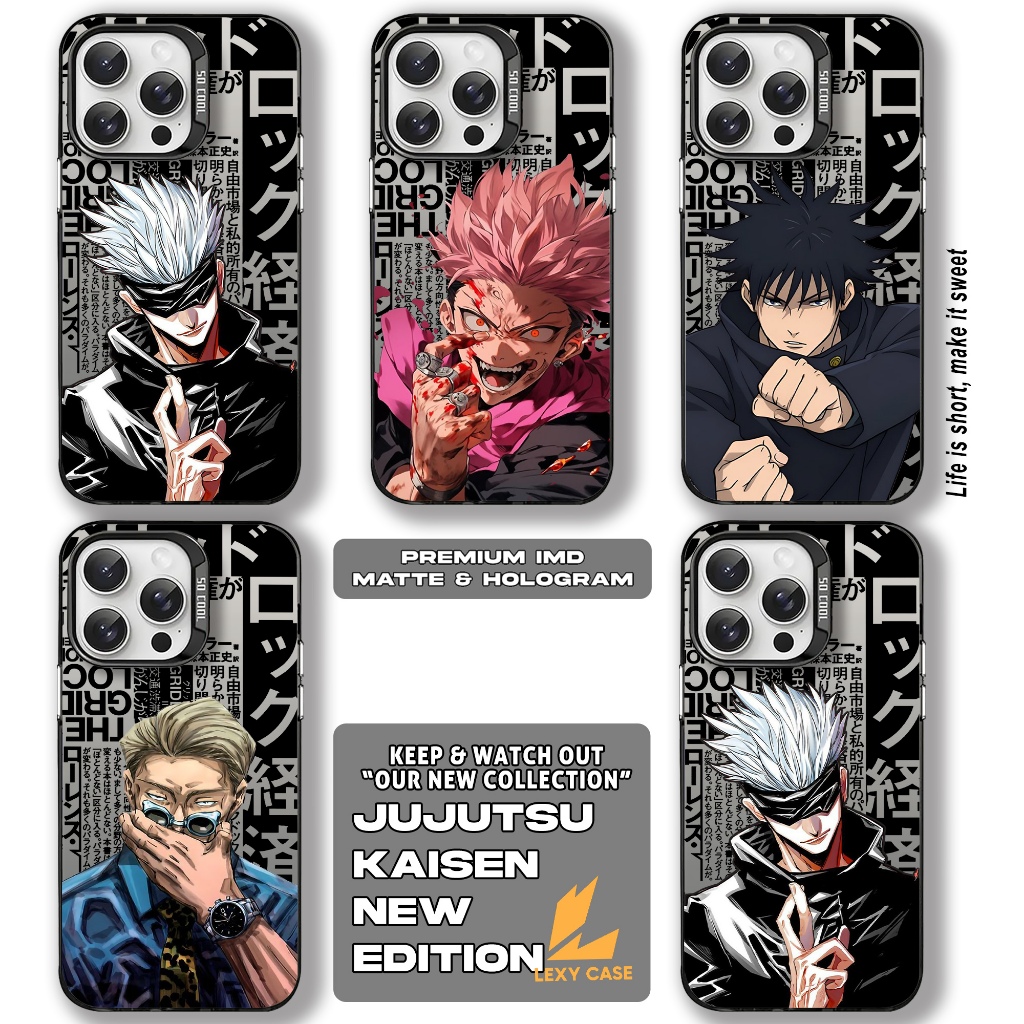 Case Jujutsu Kaisen SM415 IMD Samsung A54 A15 A12 A05 A05S A03S A52 A33 Premium Matte Hard Casing