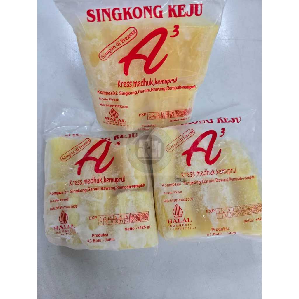 

Singkong Keju A3 Kemasan 425Gr