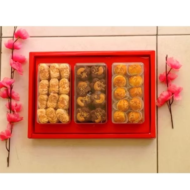 

HAMPERS IMLEK kue kering premium 3 toples @350gr