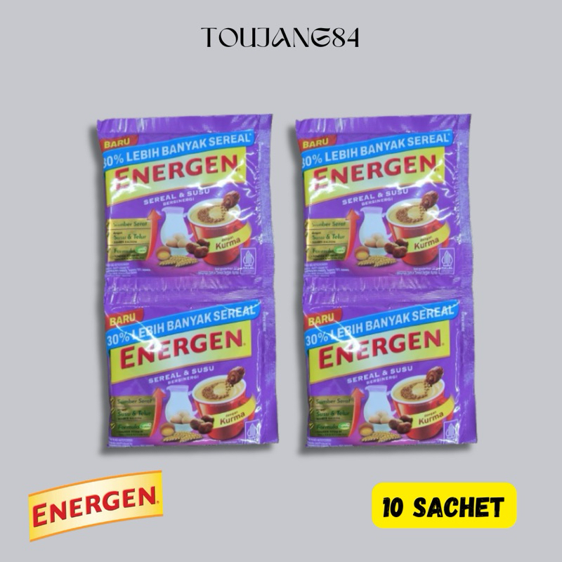

Energen Sereal & Susu Instan Kurma 10Sachet @32Gram