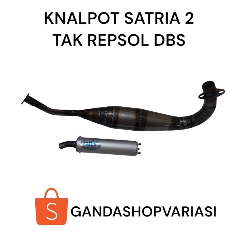 knalpot satria 2 tak model ninja dbs