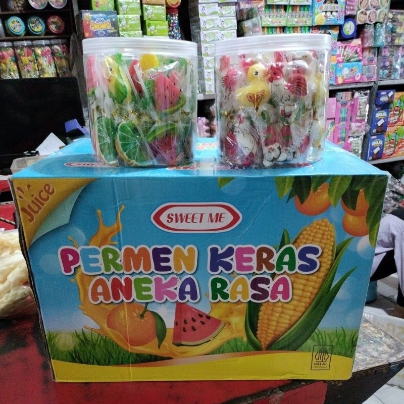 

PERMEN LOLY ANEKA RASA BUAH-BUAHAN 1 TOPLES 50pcs