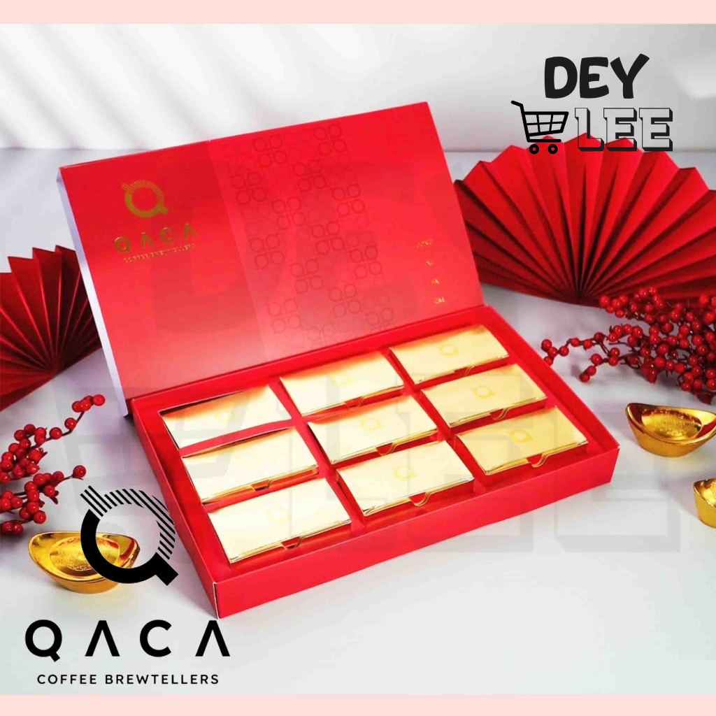 

QACA Pineapple Tarts Chinese New Year Hampers per 1 box isi 9 pcs Nastar CNY Imlek Sinciah Bandung