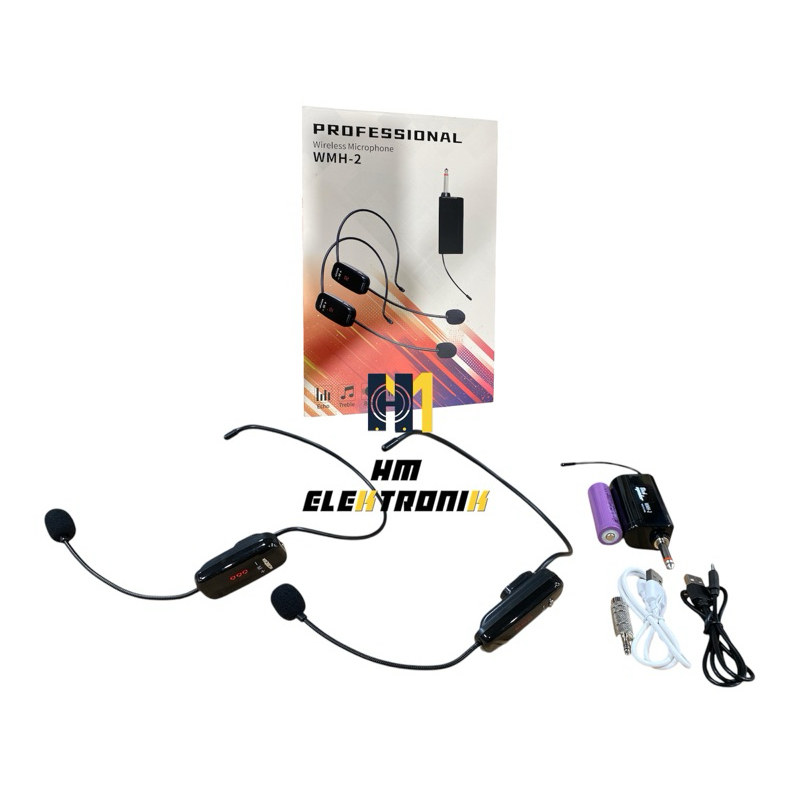 Mic Wireless BlackSpider 2 Mic Headset / bando wireless