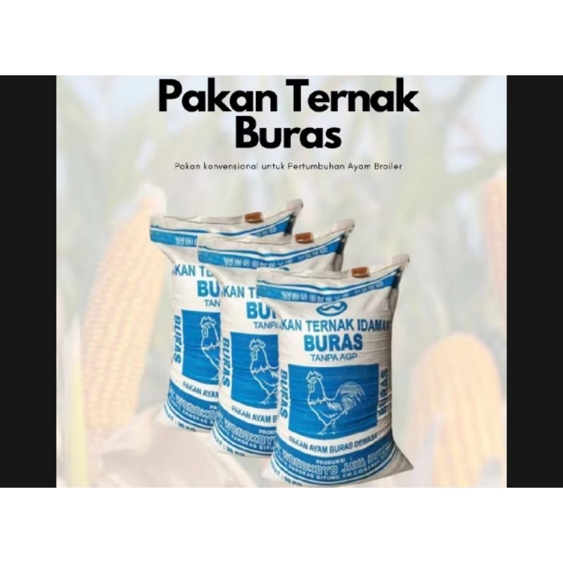 Pur Ayam buras wonokoyo pur murah untuk unggas 1 kg