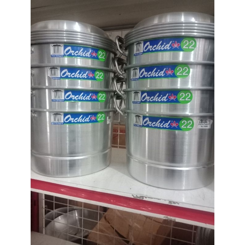 Panci Dandang/ Panci Kukus/ Panci Serbaguna Orchid 22 cm