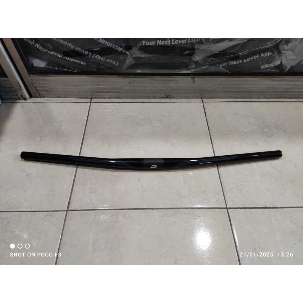PATROL SYNTACE VECTOR 31.8 x 740 mm Carbon Flat Handlebar Stang Sepeda MTB