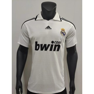 READY STOK LANGSUNG KIRIM BAJU BOLA JERSEY REAL MADRID HOME RETRO 2008 2009JERSEY RETRO JERSEY VINTA