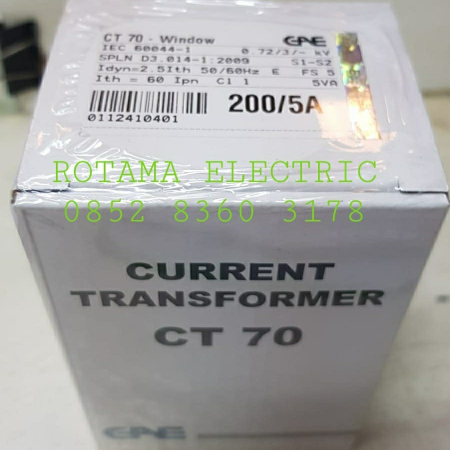 CT 70 200/5A GAE CT 200/5A GAE CURRENT TRANSFORMER GAE CT70 200/5A