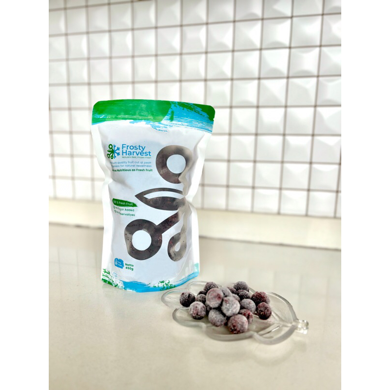 

FROSTY HARVEST IQF Frozen Blackcurrant - buah beku blackcurrant 450gr