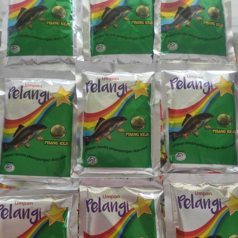Umpan pancing PELANGI aroma PISANG KEJU