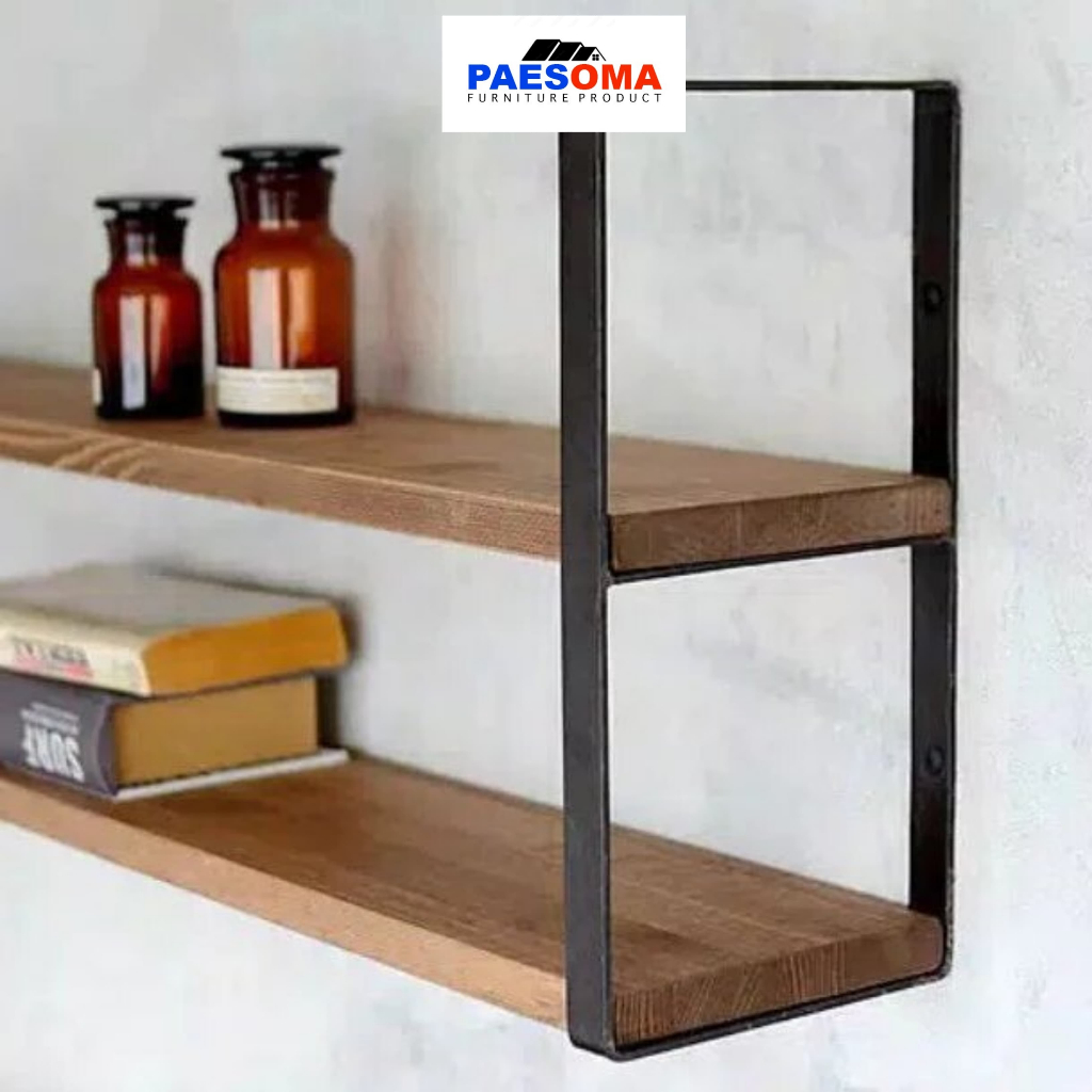 BRACKET BESI RAK PENYANGGA AMBALAN DINDING SUSUN