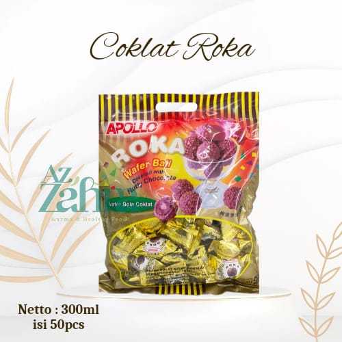 

Cokelat Roka Apollo Wafer Ball isi 50 pcs 300 gr - Bola Coklat Roka