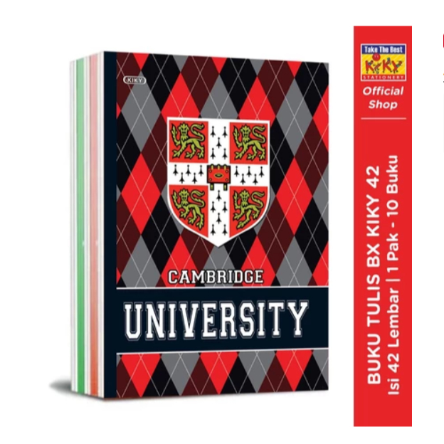 

KIKY Buku Tulis BX 42 Lembar - 10 Buku / Motif Random