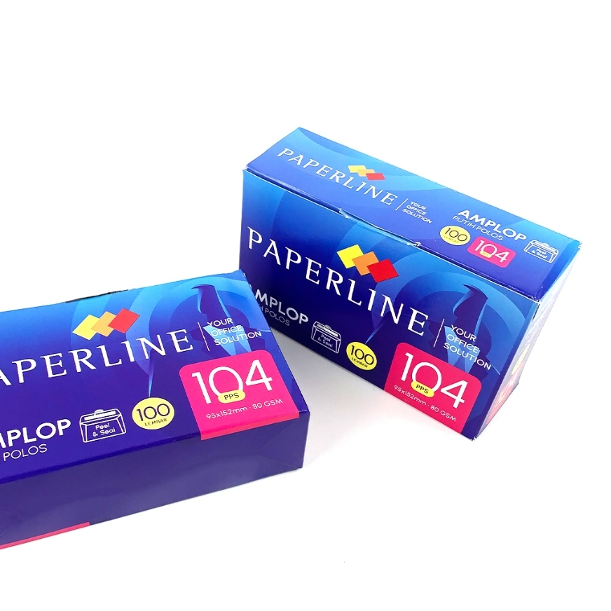 

AMPLOP PAPERLINE 104 PAK ( 5 BOX )