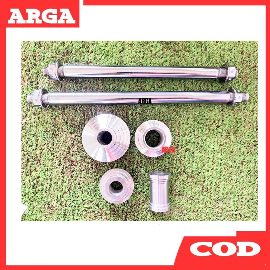 As roda depan belakang swiming arm Rx king custom anti karat set Bosh tromol RX king