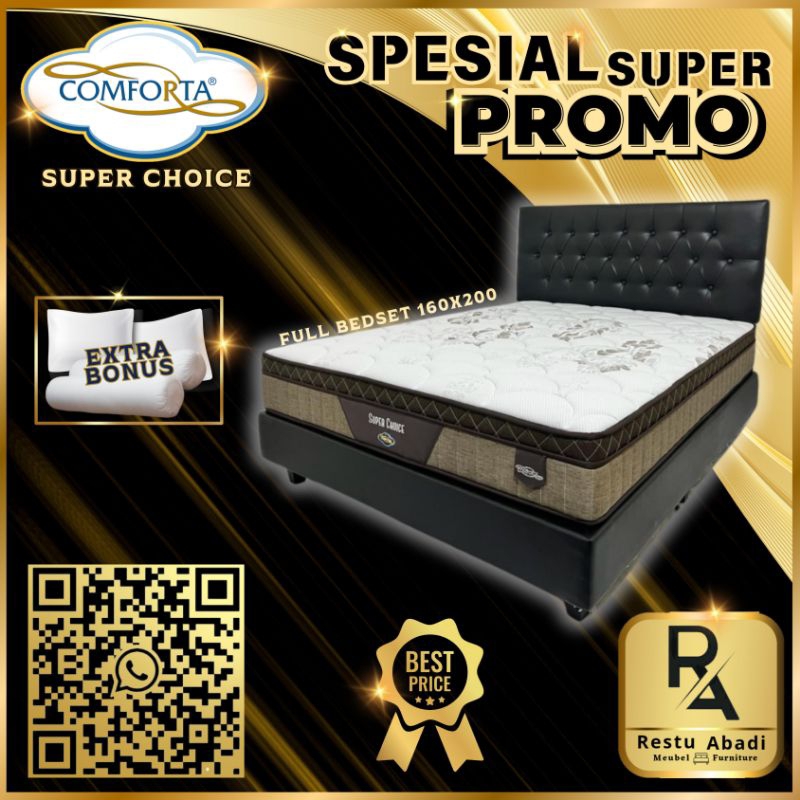 SPRINGBED COMFORTA SUPER CHOICE FULLSET