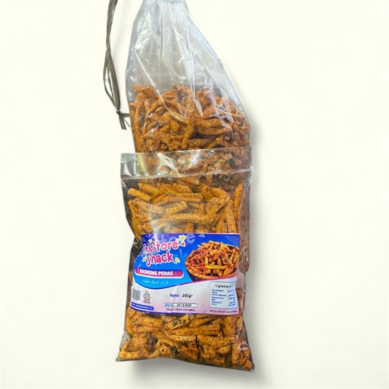 

Basreng pedas Daun jeruk 1kg