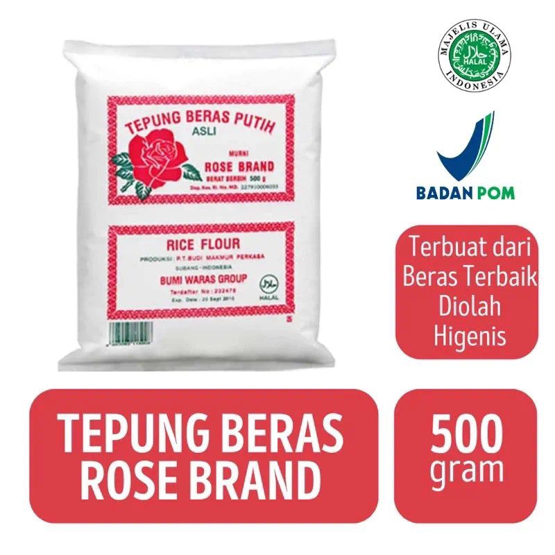 

ROSE BRAND TEPUNG BERAS PUTIH 500GR