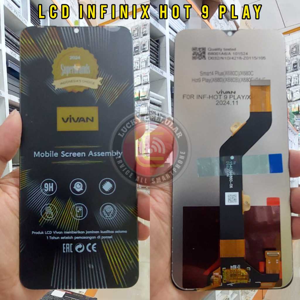 LCD INFINIX HOT 9 PLAY ORIGINAL VIVAN
