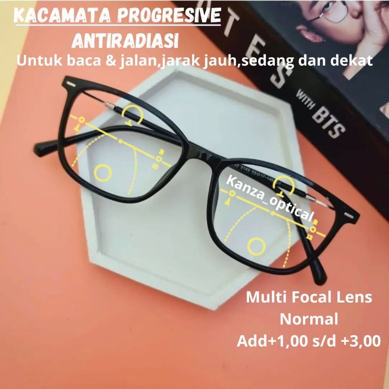kacamata progresif antiradiasi baca dan jalan wanita dan pria kacamata 8149 kacamata baca dan jalan