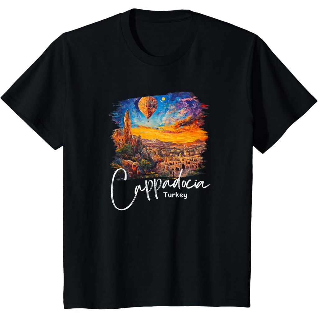 Baju Kaos Anak Turkey Cappadocia Souvenir Cappadocia T-Shirt