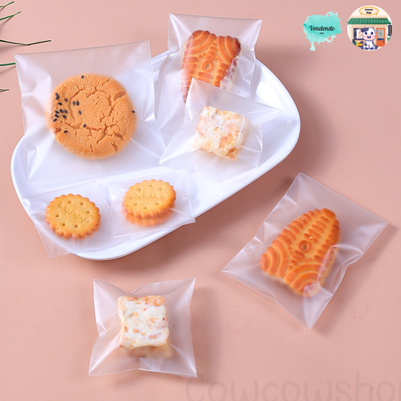 

Plastik Cookies Matte Doff Polos / Plastik Bening Doff UKURAN 5.5X5.5/7X7/8X10/10X10CM/12X12